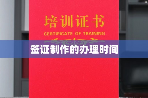 驻马店签证制作的办理时间